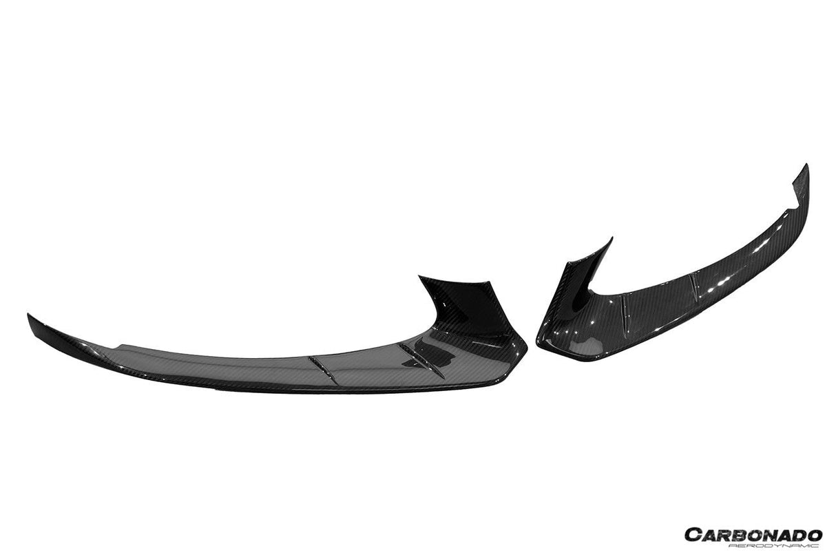 2021-2024 Lotus Emira NYO MNK Style Dry Carbon Fiber Front Bumper Side Splitter