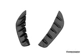 2021-2024 Lotus Emira NYO MNK Style Dry Carbon Fiber Front Bumper Vent Trims