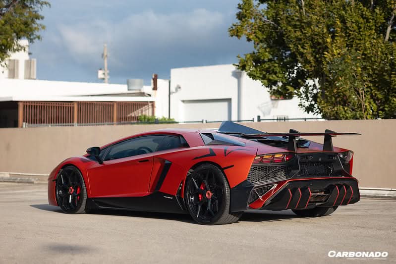 2011-2021 Lamborghini Aventador LP700 LP740 LP750 Coupe Roadster SVJ Style Part DRY Carbon Fiber Aero Full Kit