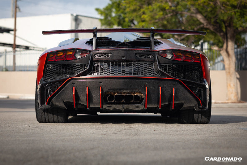 2011-2021 Lamborghini Aventador LP700 LP740 LP750 Coupe Roadster SVJ Style Part DRY Carbon Fiber Aero Full Kit