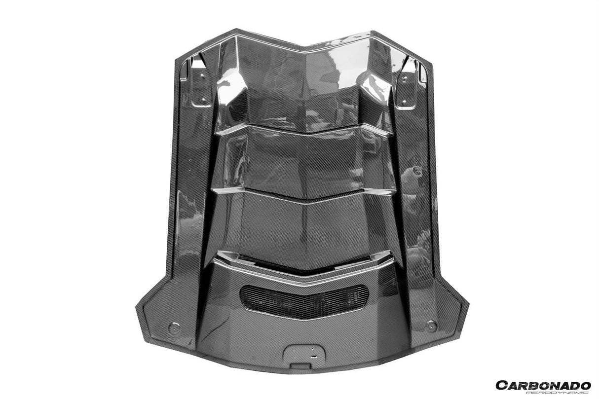 2011-2016 Lamborghini Aventador LP700 Coupe BKSS Style Carbon Fiber Engine Trunk