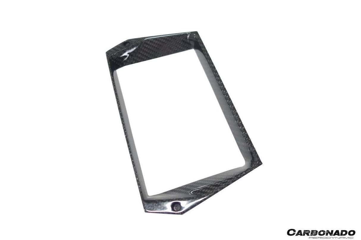 2011-2016 Lamborghini Aventador LP700 LP720 LP750 SV OE Style Carbon Fiber Navigation Screen Inner Trim (1PCS)