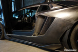 2011-2016 Lamborghini Aventador LP700 Coupe BKSS Style Carbon Fiber Quarter Panel Fender Vents