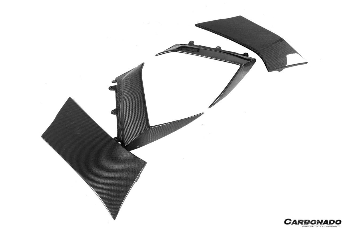 2011-2016 Lamborghini Aventador LP700 Coupe BKSS Style Carbon Fiber Quarter Panel Fender Vents