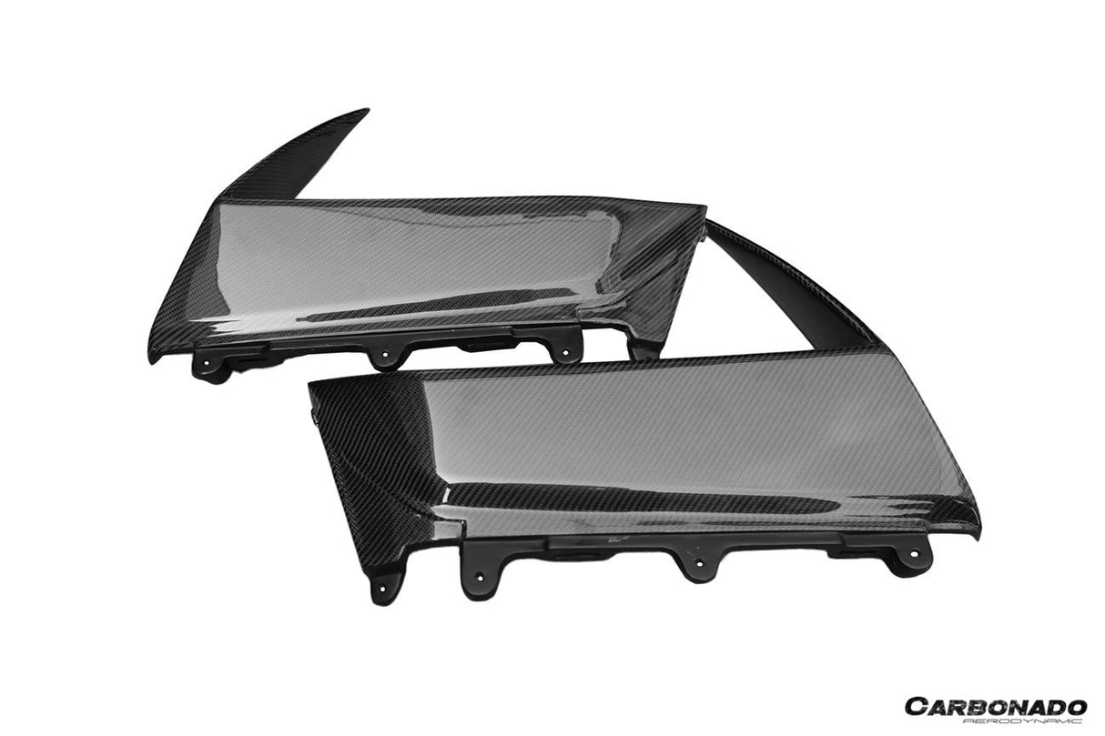 2011-2016 Lamborghini Aventador LP700 Coupe BKSS Style Carbon Fiber Quarter Panel Fender Vent Outside