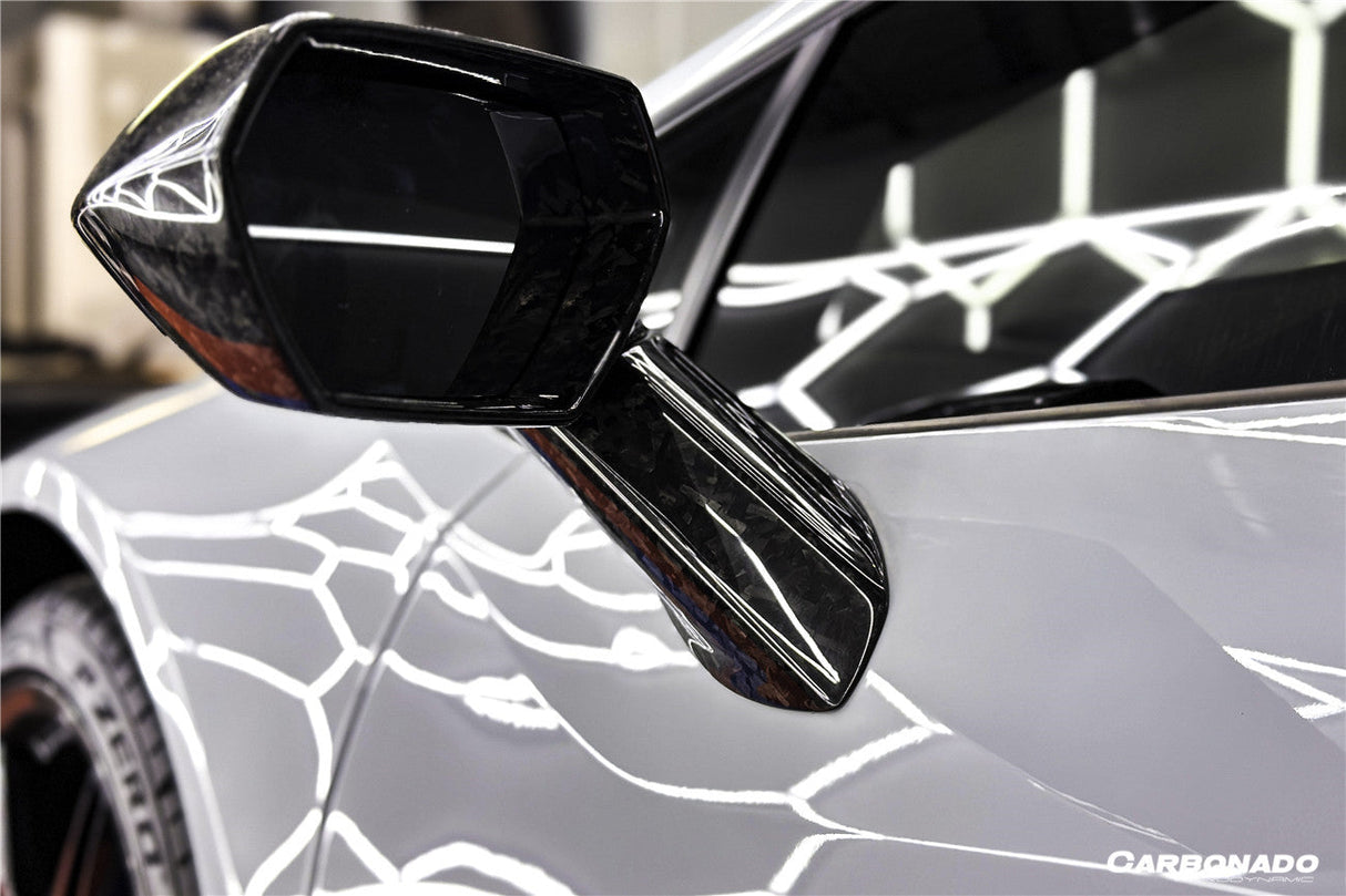 2015-2025 Lamborghini Huracan Autoclave Carbon Fiber Mirror Housing Replacement | LP610, LP580, EVO, STO, Tecnica, Performante
