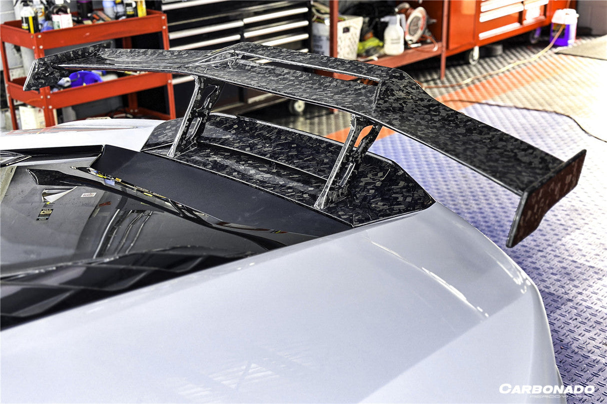 2015-2025 Lamborghini Huracan LP610  LP580  EVO  Tecnica OD Style Carbon Fiber Trunk Spoiler Wing with Base