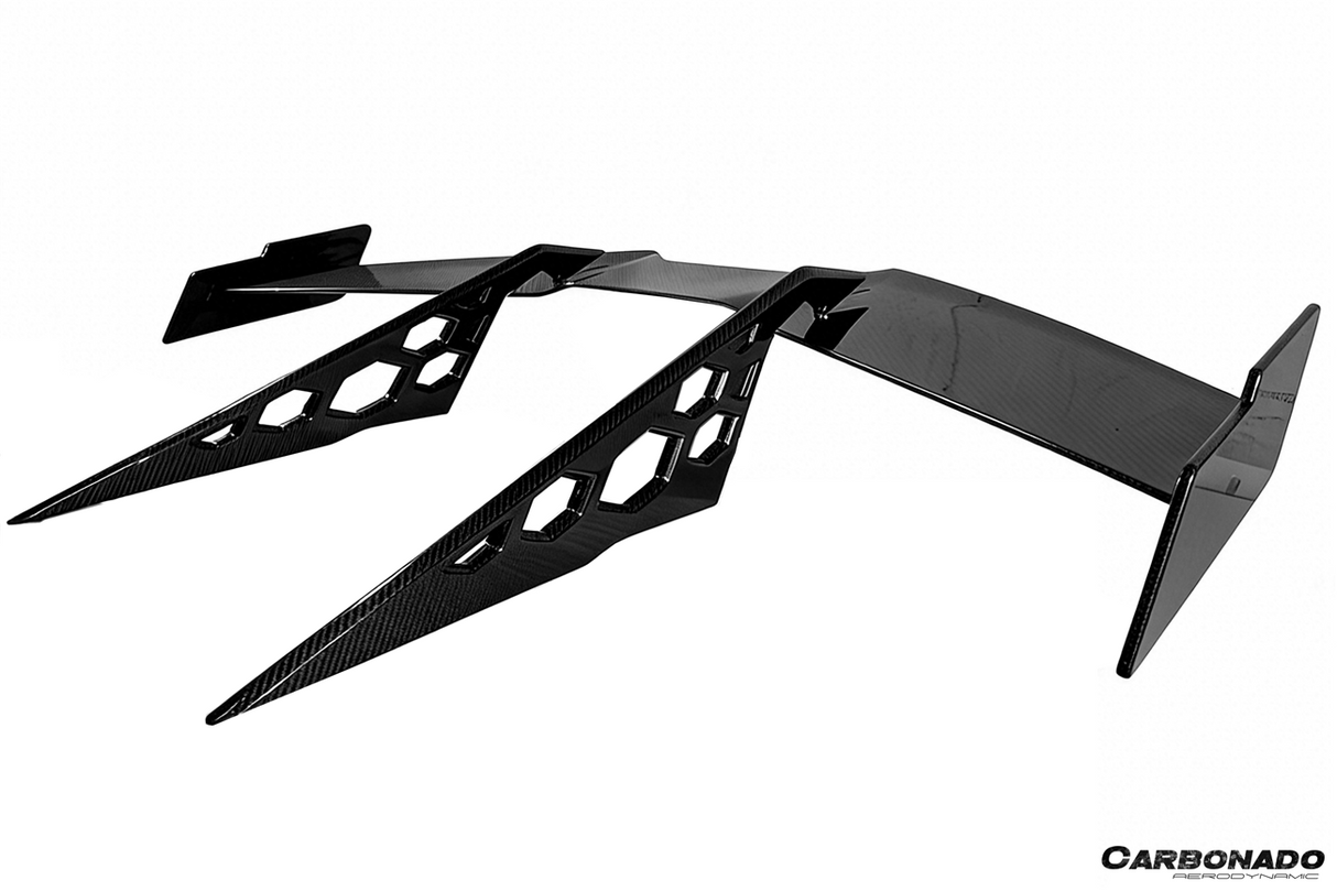 2024-UP Lamborghini Revuelto BKII Style Autoclave Carbon Fiber Trunk Wing Spoiler