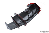 2024-UP Lamborghini Revuelto BK Style Autoclave Carbon Fiber Rear Diffuser with Canards