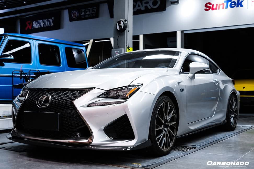 2015-2018 Lexus RC F LX Style Carbon Fiber Side Skirts