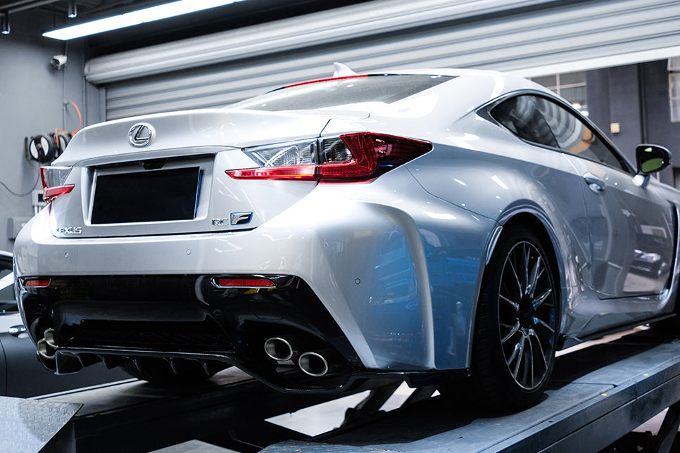 2015-2018 Lexus RC F LX Style Carbon Fiber Rear Diffuser