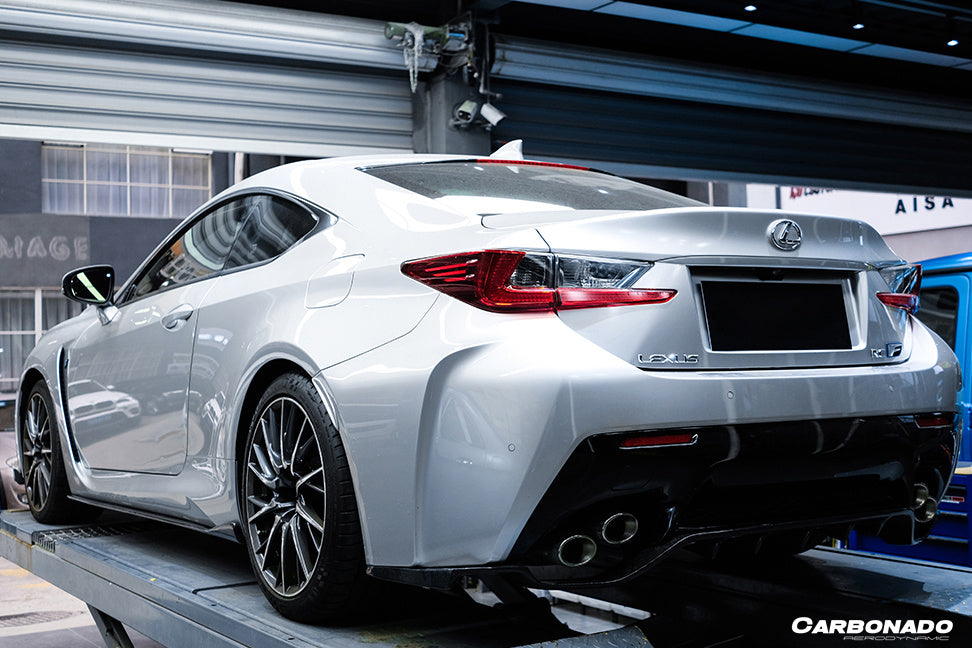 2015-2018 Lexus RC F LX Style Carbon Fiber Rear Diffuser