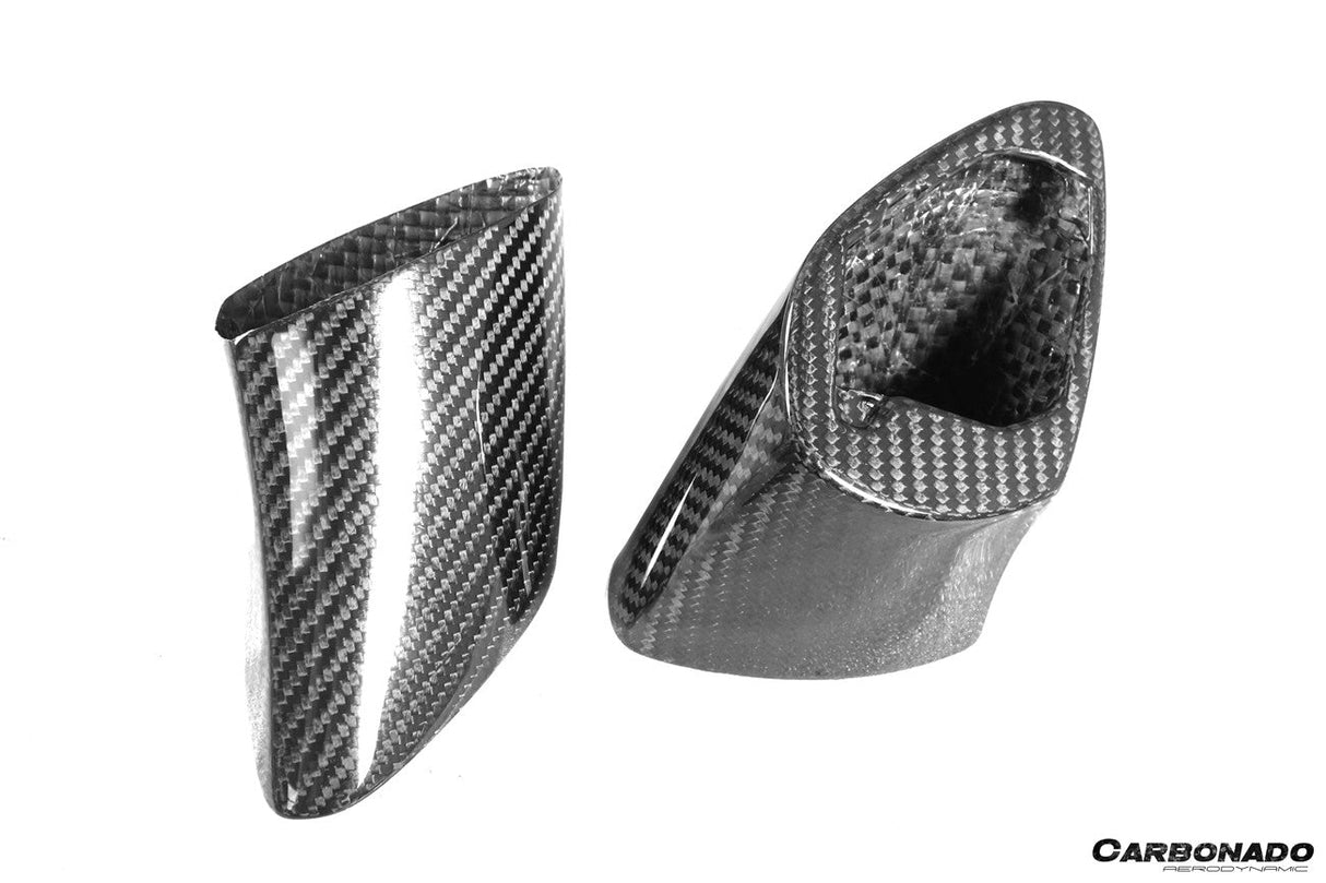 2020-UP Maserati MC20 MCPura MSY Style DRY Carbon Fiber Mirror Housing Replacement