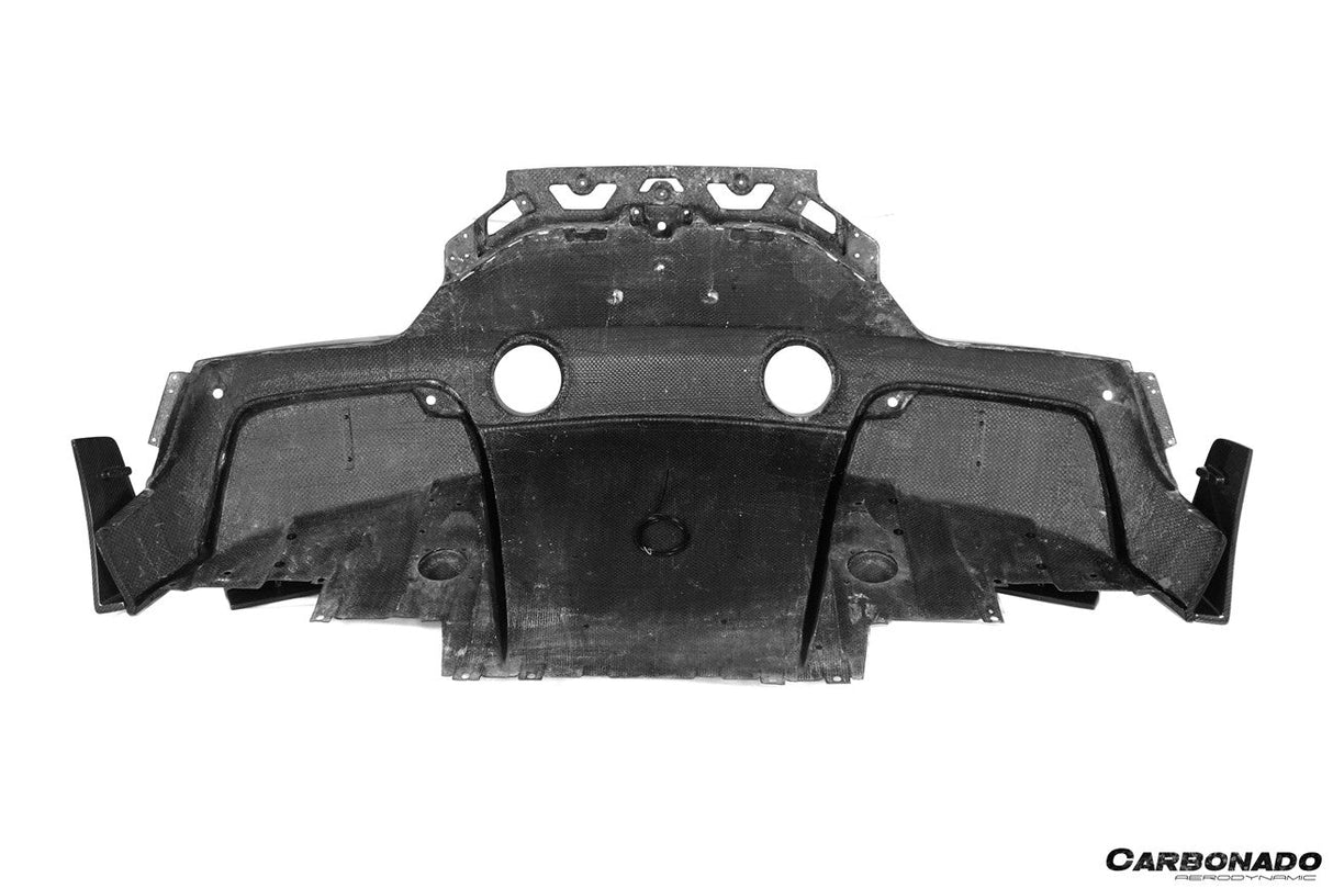 2020-2024 Maserati MC20 MSY Style DRY Carbon Fiber Rear Diffuser with Brake Light