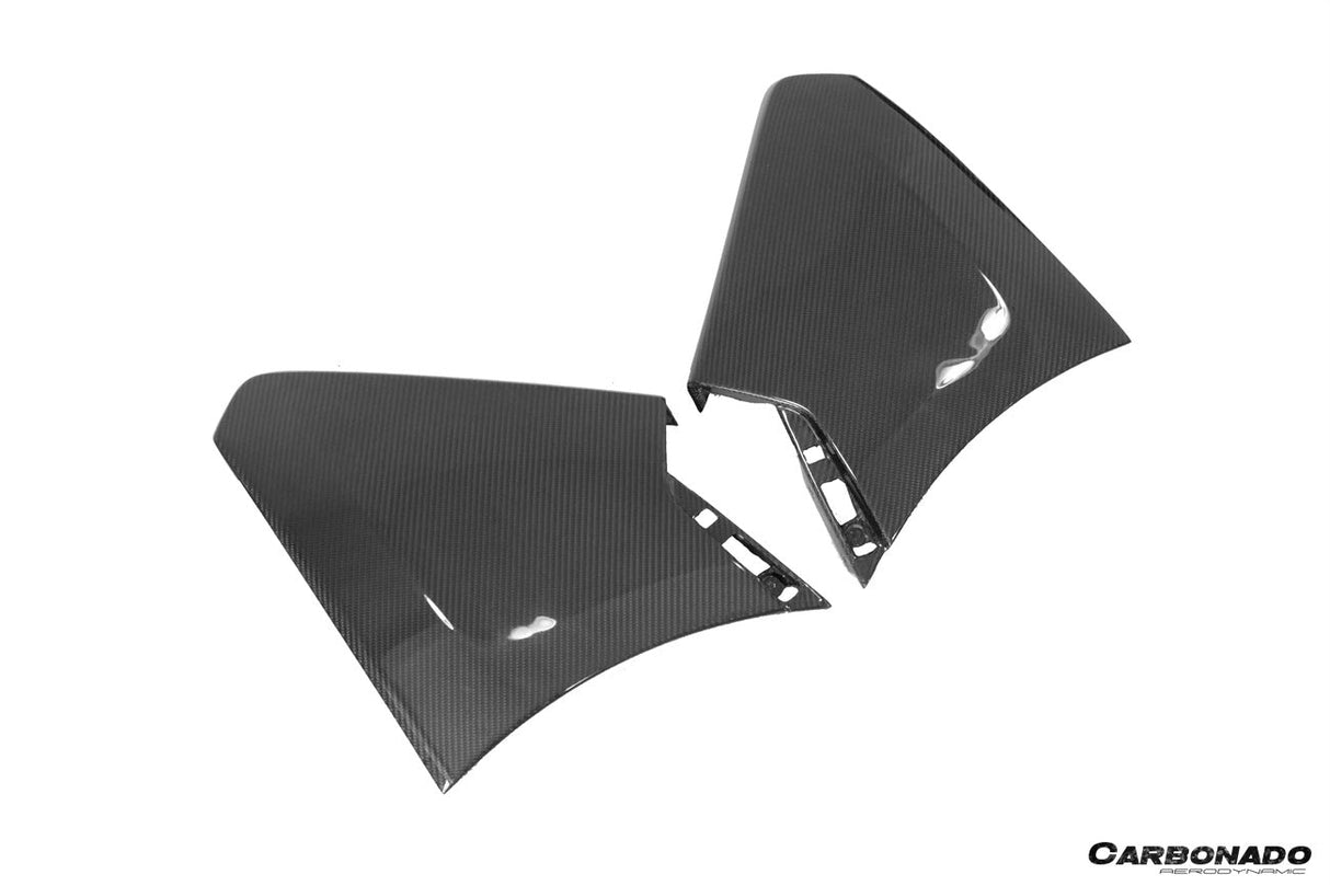 2018-2021 McLaren 600LT OEM Style Carbon Fiber front bumper side splitter