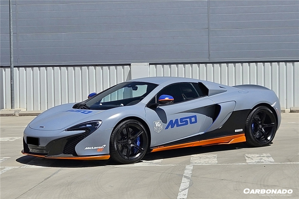 2011-2017 McLaren Carbon Fiber Quarter Window Scoops Carbonado (BKSS Design)Fits: 650S, MP4 12C