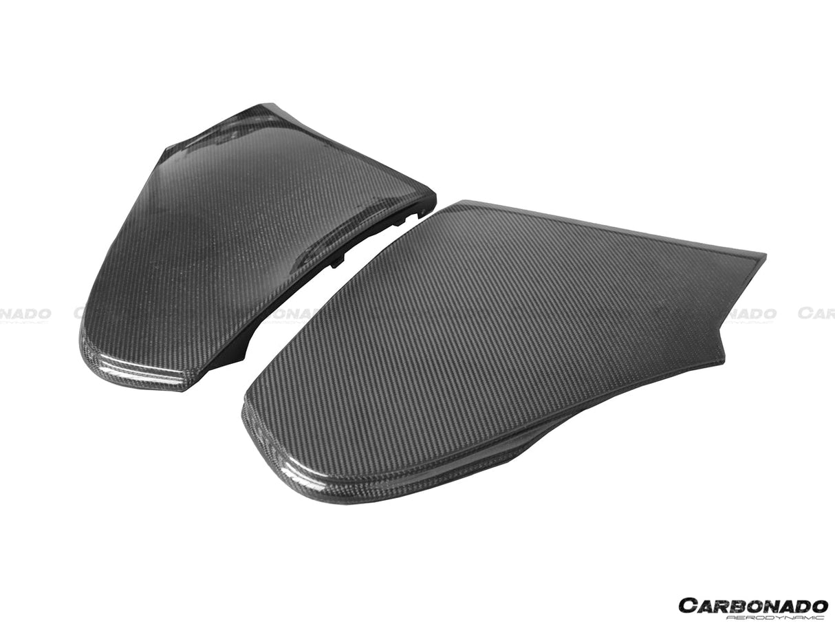 2014-2017 McLaren 650s Carbon Fiber Front Bumper Side Splitter
