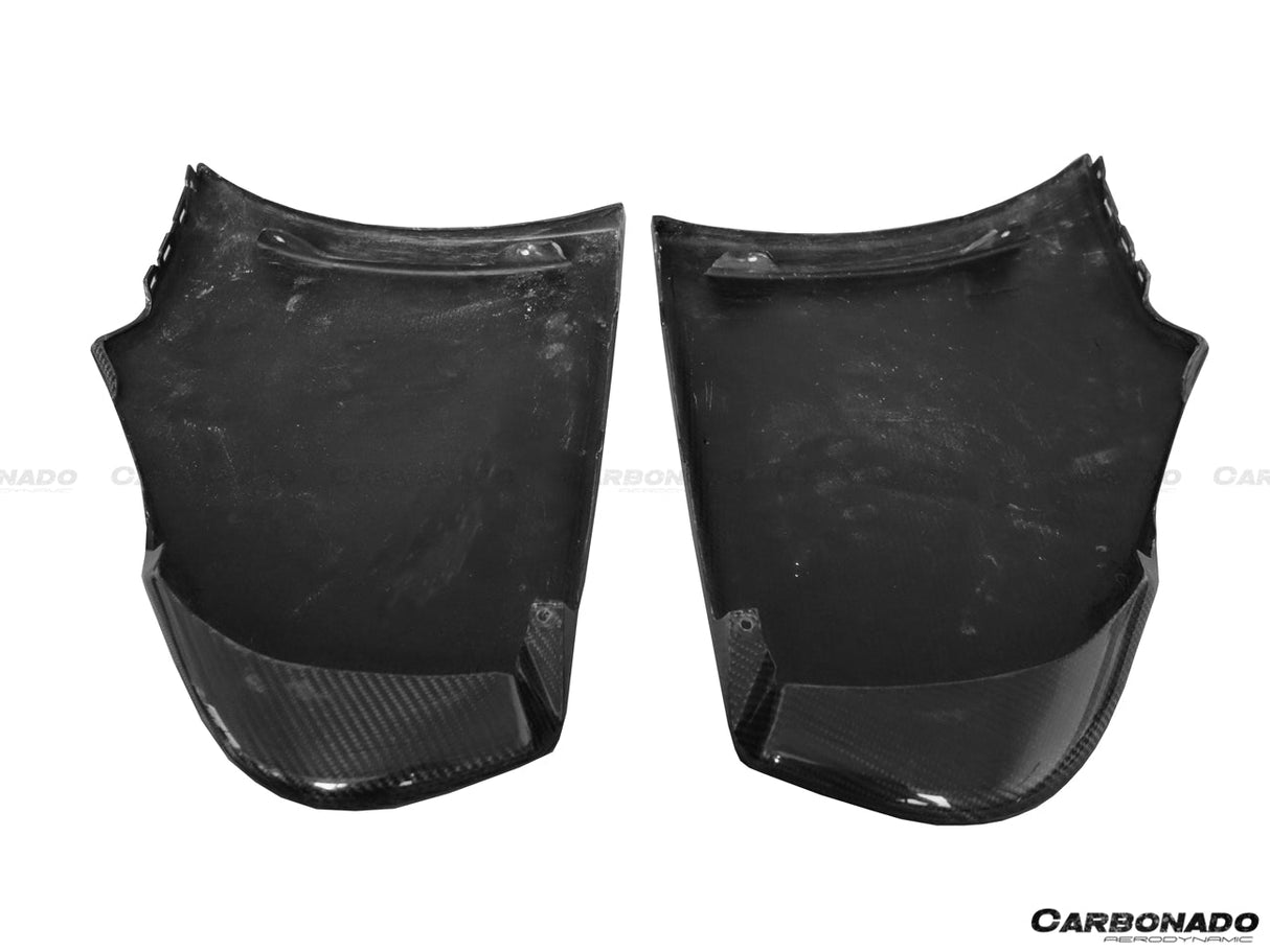 2014-2017 McLaren 650s Carbon Fiber Front Bumper Side Splitter
