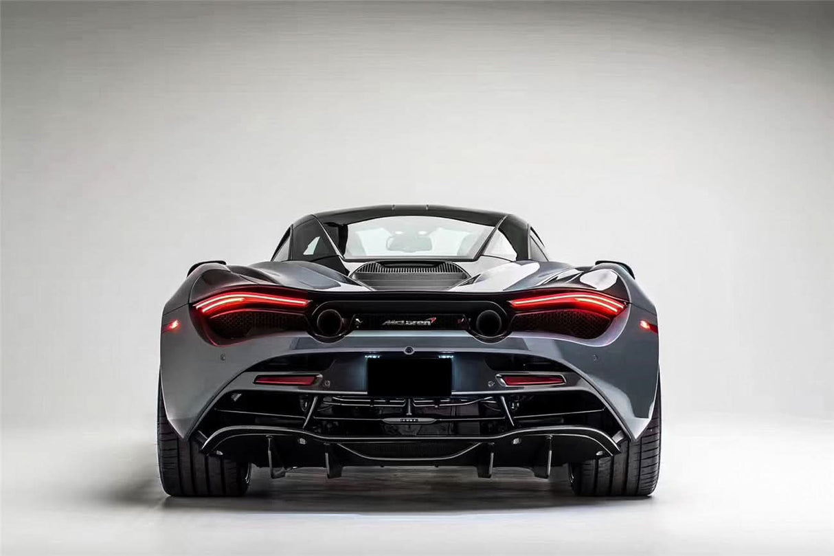 2017-2022 McLaren 720S Spider Coupe VRS Style Autoclave Carbon Fiber Rear Diffuser Lip