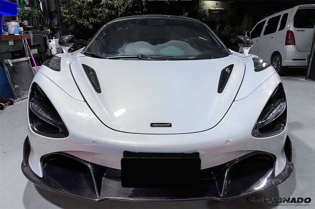 2017-2022 McLaren 720S Spider Coupe VRS Style Autoclave Carbon Fiber Front Lip
