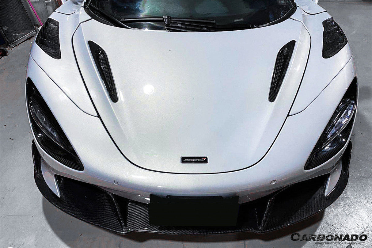 2017-2022 McLaren 720S Spider Coupe VRS Style Autoclave Carbon Fiber Front Lip