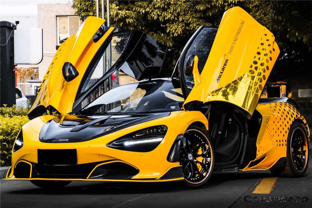 2017-2022 McLaren 720S Spider Coupe VRS Style Autoclave Carbon Fiber Front Lip