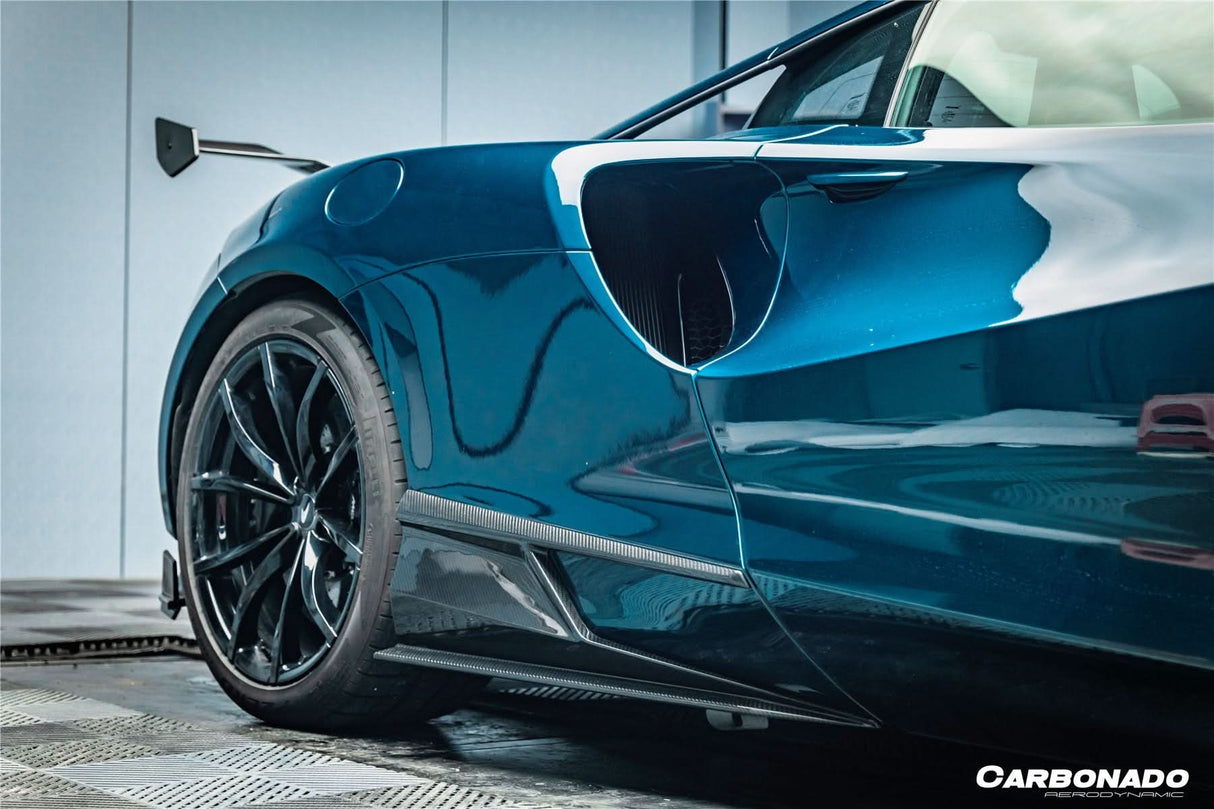 2023-UP McLaren Artura Coupe | Spider AM Style Autoclave Carbon Fiber Side Skirt