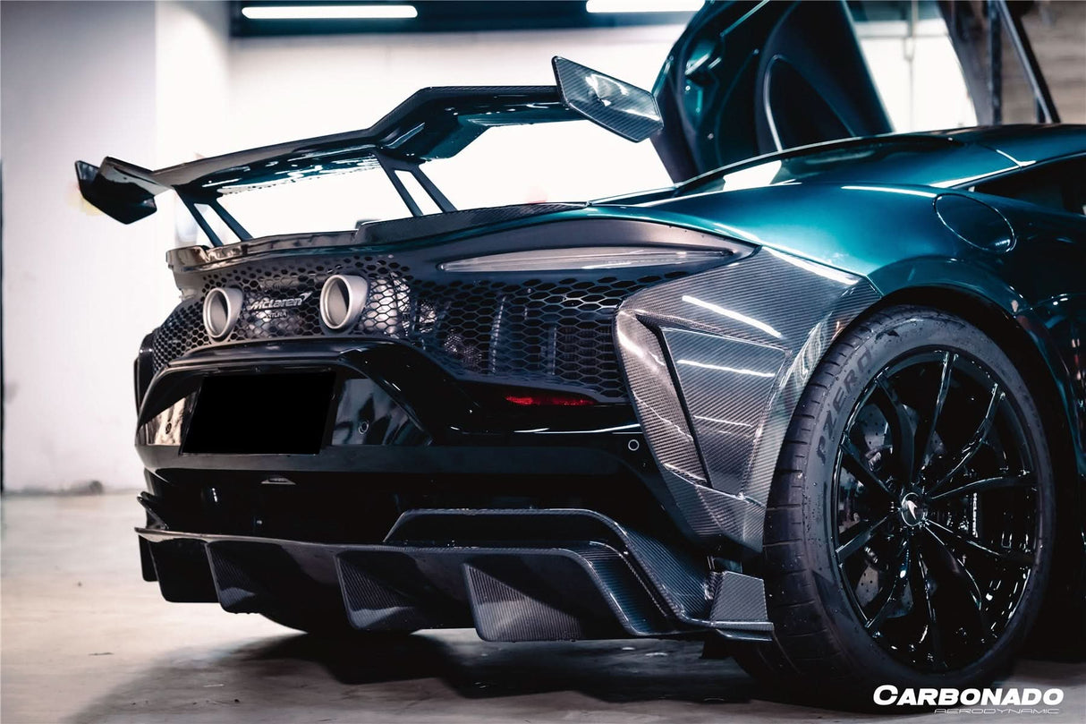 2023-UP McLaren Artura Coupe | Spider AM Style Autoclave Carbon Fiber Rear Diffuser Lip