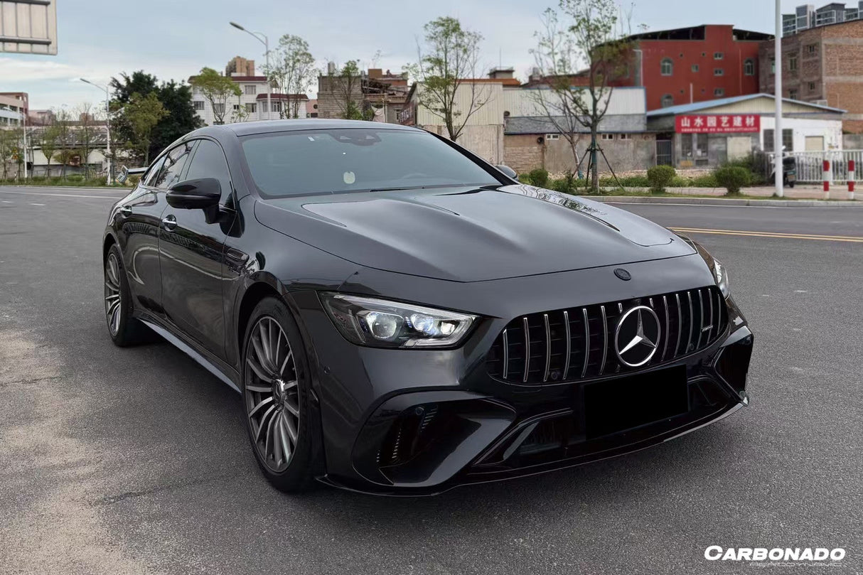 2019-2024 Mercedes Benz AMG GT53 GT50 GT43 4Door Coupe X290 GT63 Style Front Bumper