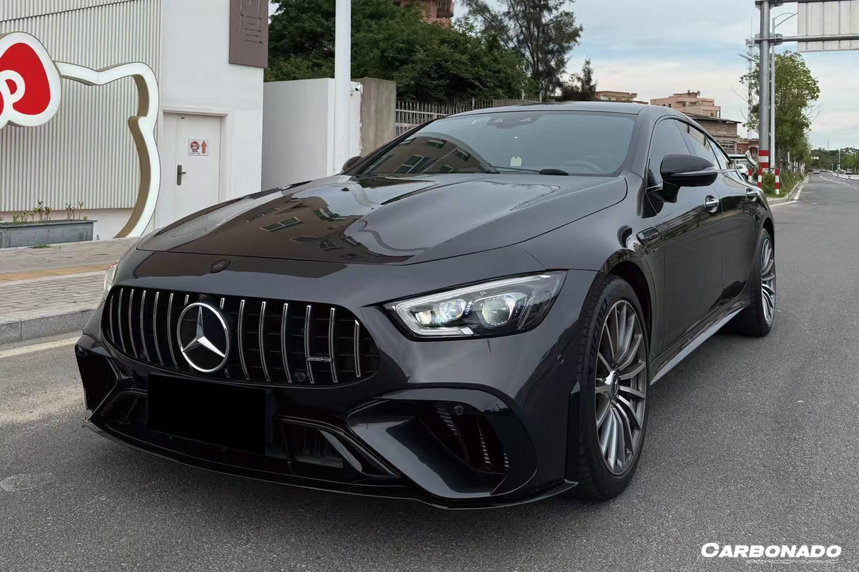 2019-2024 Mercedes Benz AMG GT53 GT50 GT43 4Door Coupe X290 GT63 Style Front Bumper