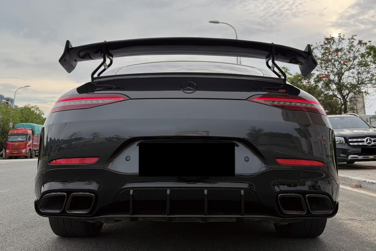 2019-2024 Mercedes Benz AMG GT53 GT50 GT43 4Door Coupe X290 GT63 Style Rear Bumper