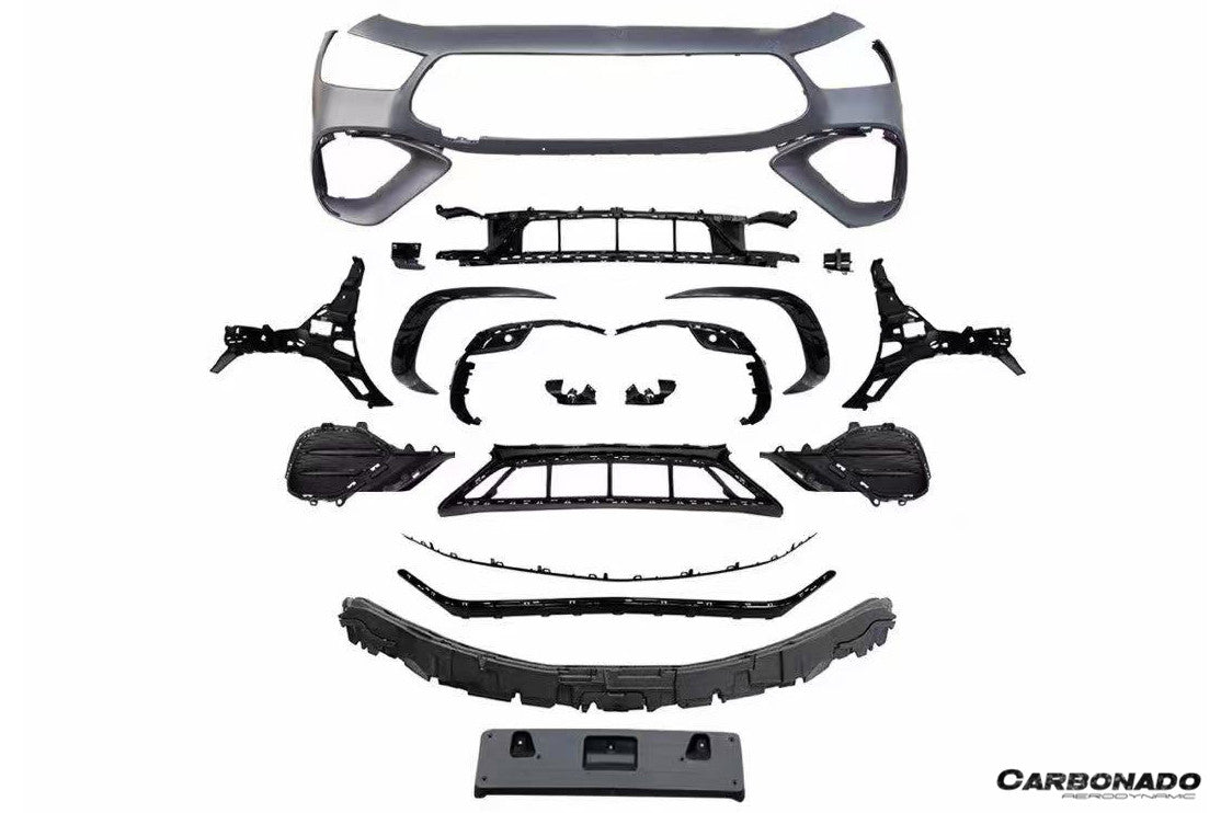 2019-2024 Mercedes Benz AMG GT53 GT50 GT43 4Door Coupe X290 GT63 Style Front Bumper