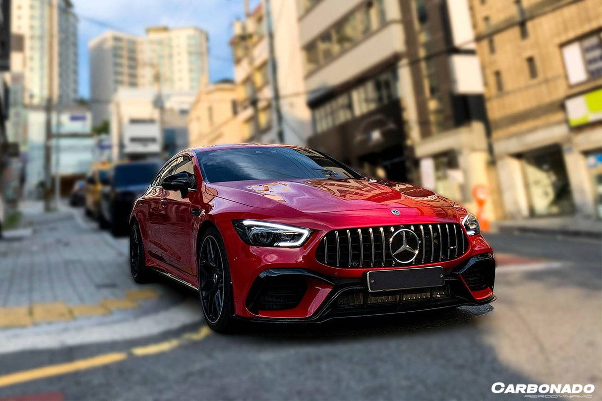 2019-2023 Mercedes Benz AMG GT63  S 4Door Coupe X290 OEM Style Carbon Fiber Front Canards