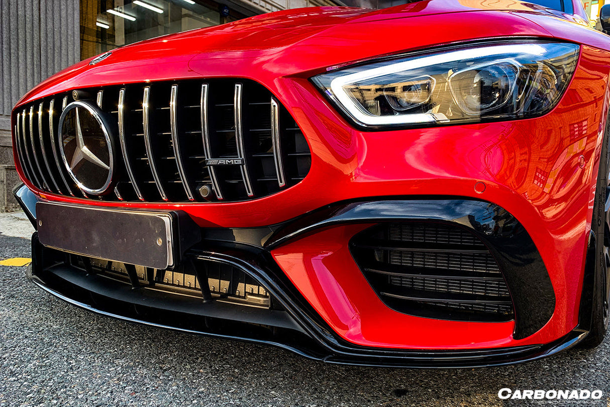 2019-2023 Mercedes Benz AMG GT63  S 4Door Coupe X290 OEM Style Carbon Fiber Front Canards