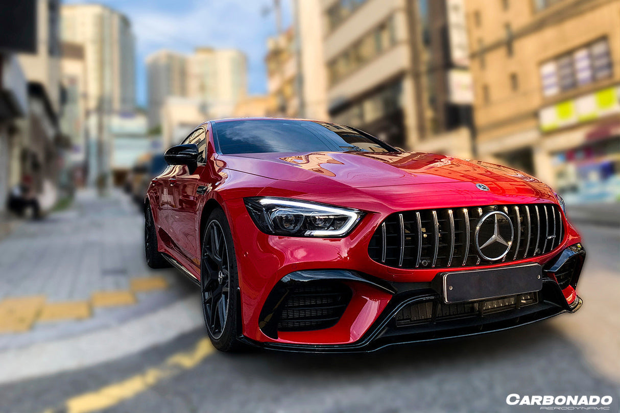 2019-2023 Mercedes Benz AMG GT63  S 4Door Coupe X290 OEM Style Carbon Fiber Front Canards