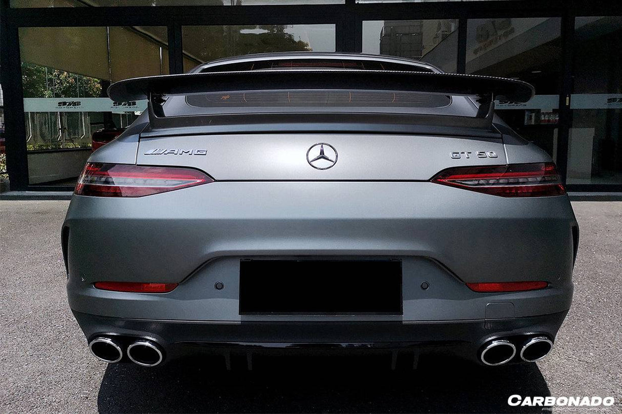 2019-2024 Mercedes Benz AMG GT 4Door Coupe X290 OE Style Carbon Fiber Trunk Spoiler | Fits GT63,GT63S,GT53