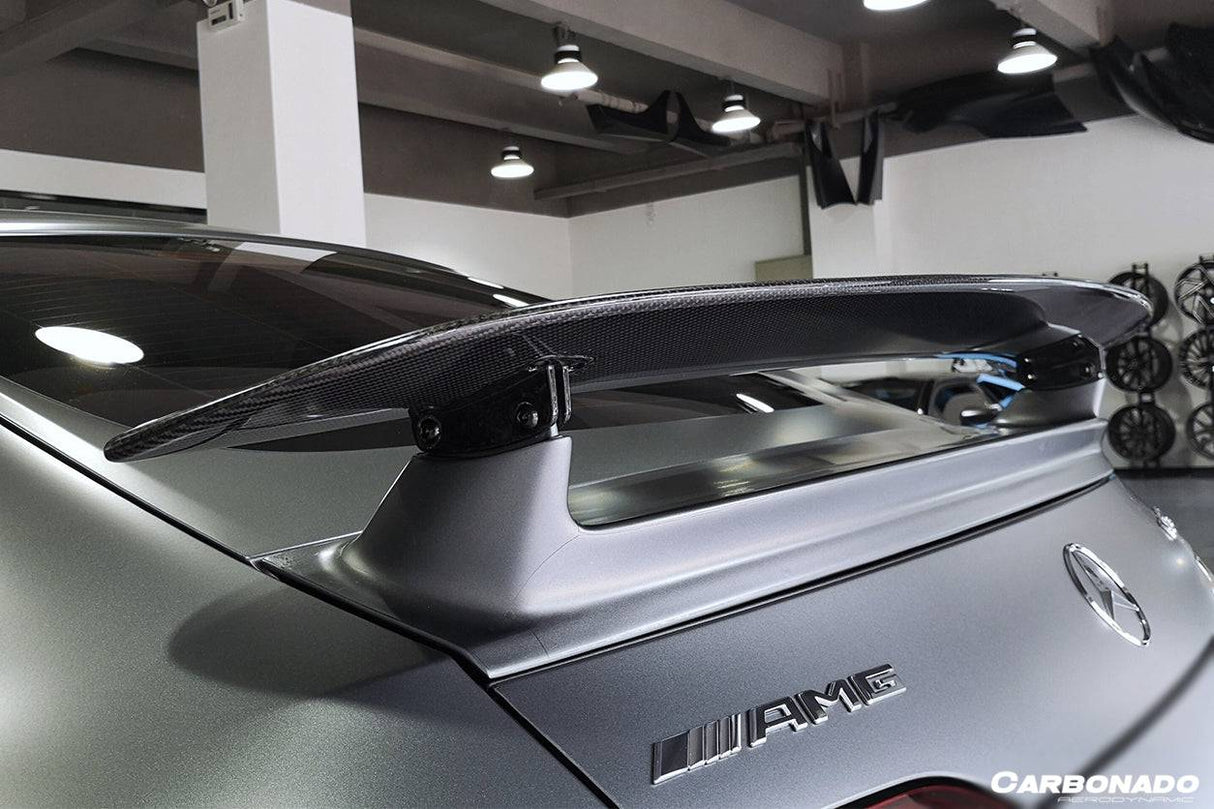 2019-2024 Mercedes Benz AMG GT 4Door Coupe X290 OE Style Carbon Fiber Trunk Spoiler | Fits GT63,GT63S,GT53