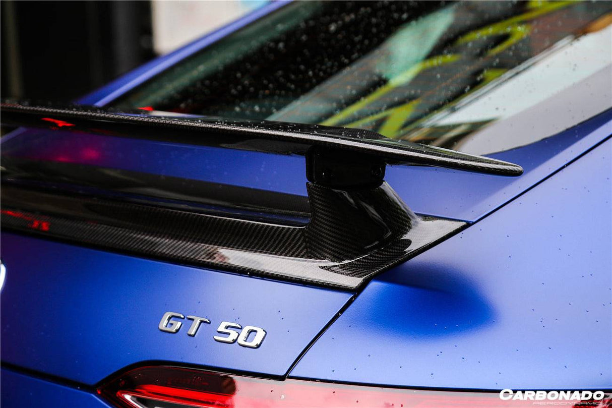 2019-2024 Mercedes Benz AMG GT 4Door Coupe X290 OE Style Carbon Fiber Trunk Spoiler | Fits GT63,GT63S,GT53