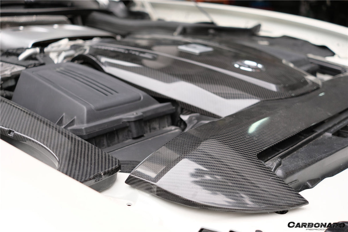 2015-2020 Mercedes Benz AMG GT  GTS Autoclave Carbon Fiber Engine Cover Replacement