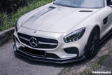 2015-2017 Mercedes Benz AMG GT  GTS RZS Style Carbon Fiber front bumper Canards
