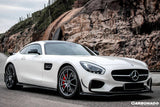 2015-2017 Mercedes Benz AMG GT  GTS RZS Style Carbon Fiber front bumper Canards