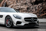 2015-2017 Mercedes Benz AMG GT  GTS RZS Style Carbon Fiber front bumper Canards