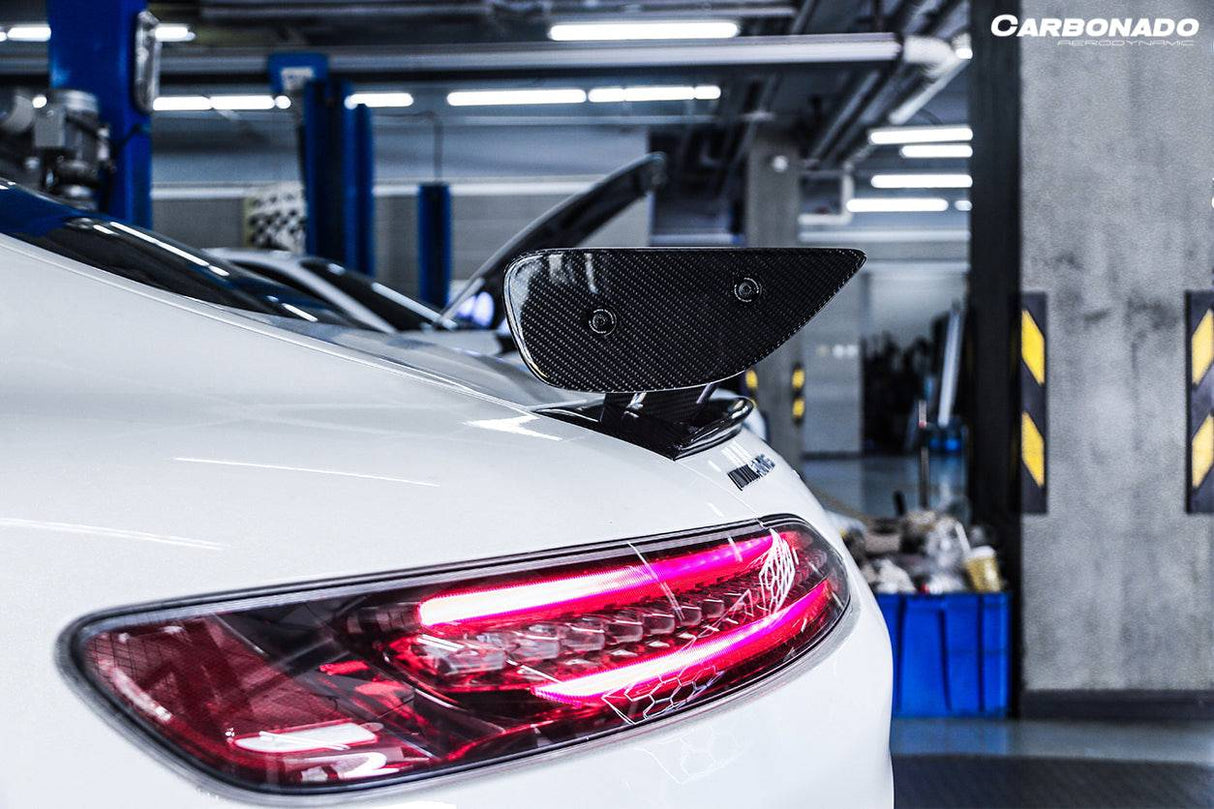 2015-2020 Mercedes Benz AMG GT GTS GTC RZS Style Carbon Fiber Trunk Spoiler