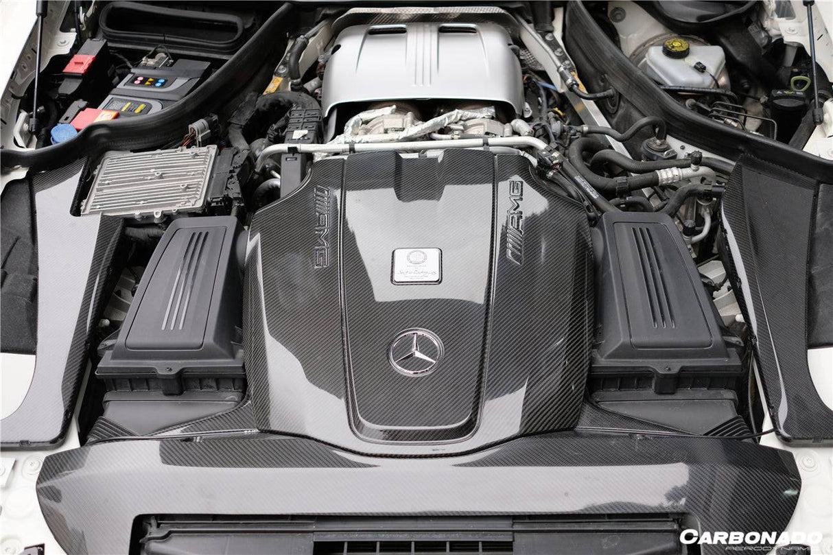2015-2020 Mercedes Benz AMG GT  GTS Autoclave Carbon Fiber Engine Cover Replacement