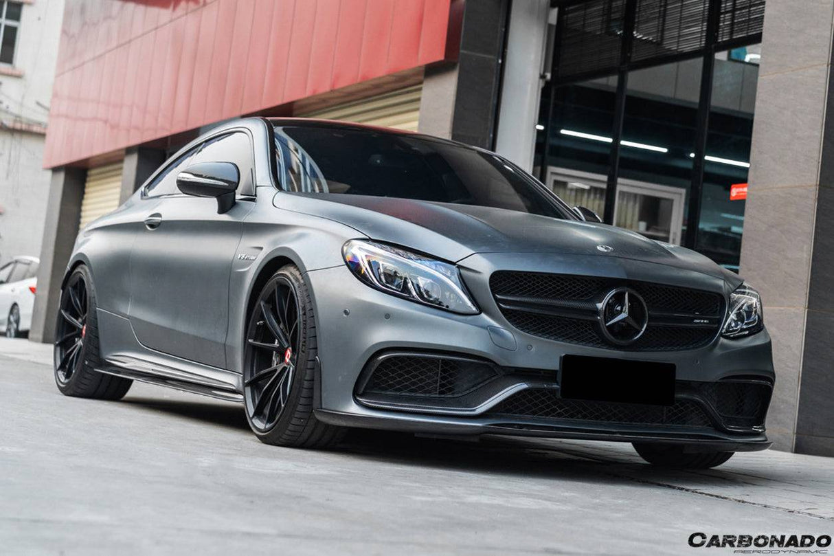 2015-2021 Mercedes Benz C-Class W205 Coupe PS Style Side Skirts