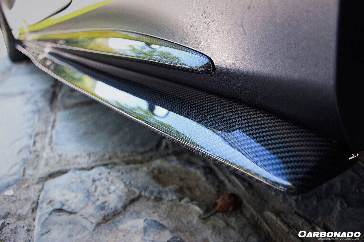 2015-2021 Mercedes Benz C-Class W205 Coupe PS Style Side Skirts