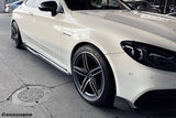 2015-2021 Mercedes Benz C-Class W205 Coupe PS Style Side Skirts