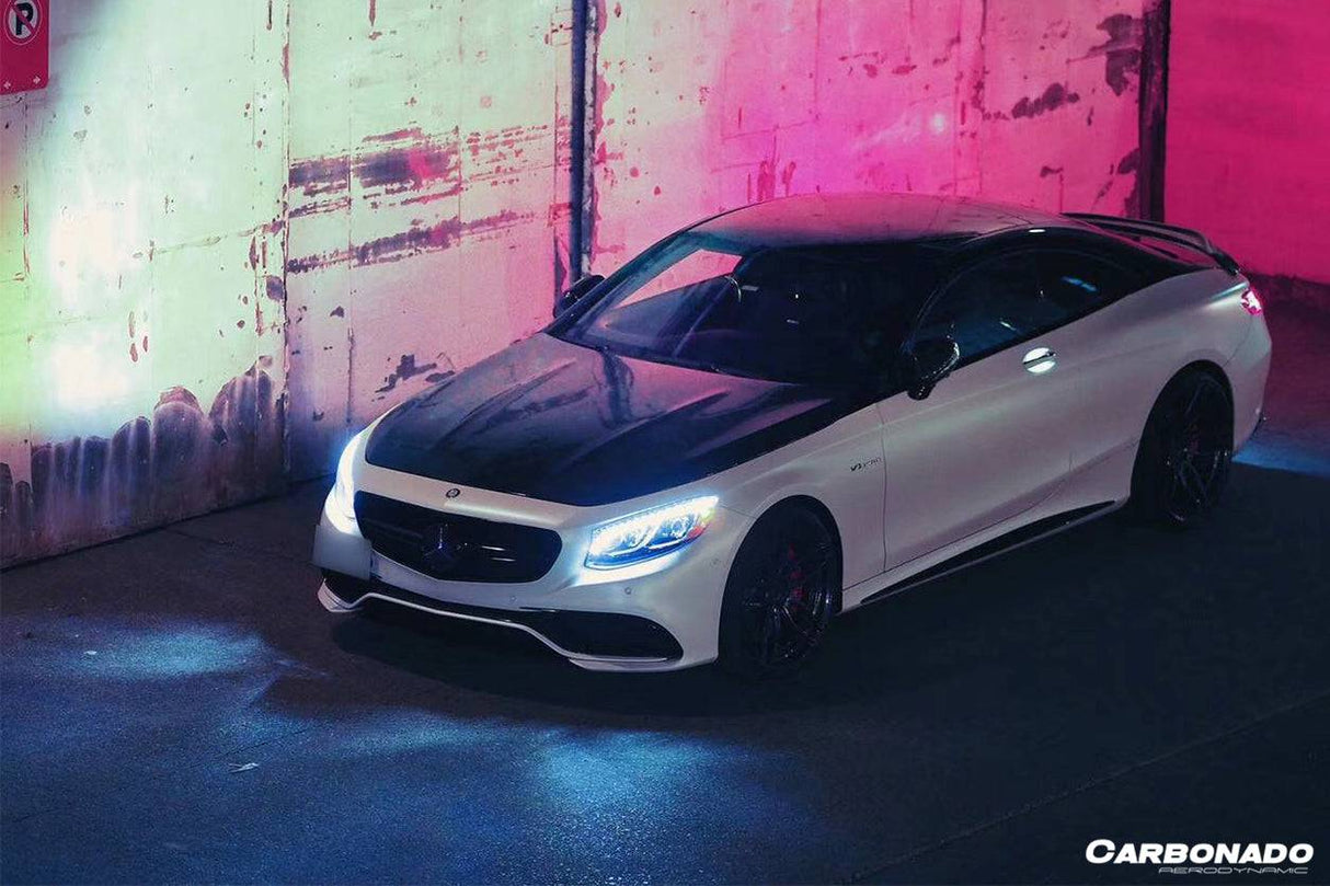 2014-2017 Mercedes Benz C217 S63  S65 AMG Coupe Carbon Fiber Hood