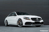2015-2021 Mercedes Benz W205 C63  S AMG Sedan BKSS Style Carbon Fiber Front Lip