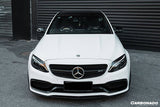 2015-2021 Mercedes Benz W205 C63  S AMG Sedan BKSS Style Carbon Fiber Front Lip